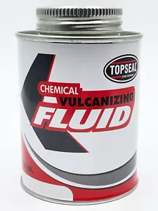 Topseal Fast Drying Vulcanizing Cement Tyre Repair Glue 250ml Tin With Brush - Picture 1 of 1