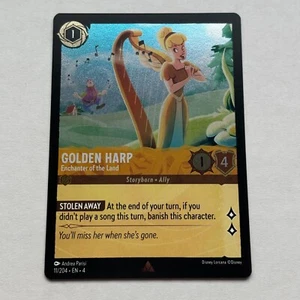 Golden Harp 11/204 Disney Lorcana Ursula's Return Rare Cold Foil Card NM - Picture 1 of 2
