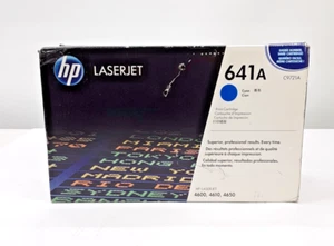 (NEU Original versiegelt) HP 641A Cyan LaserJet Tonerkassette, C9721A - Bild 1 von 5
