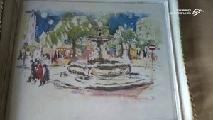 Umberto Sgarzi Quadro Milano Piazza Fontana Made in Italy - Foto 1 di 3
