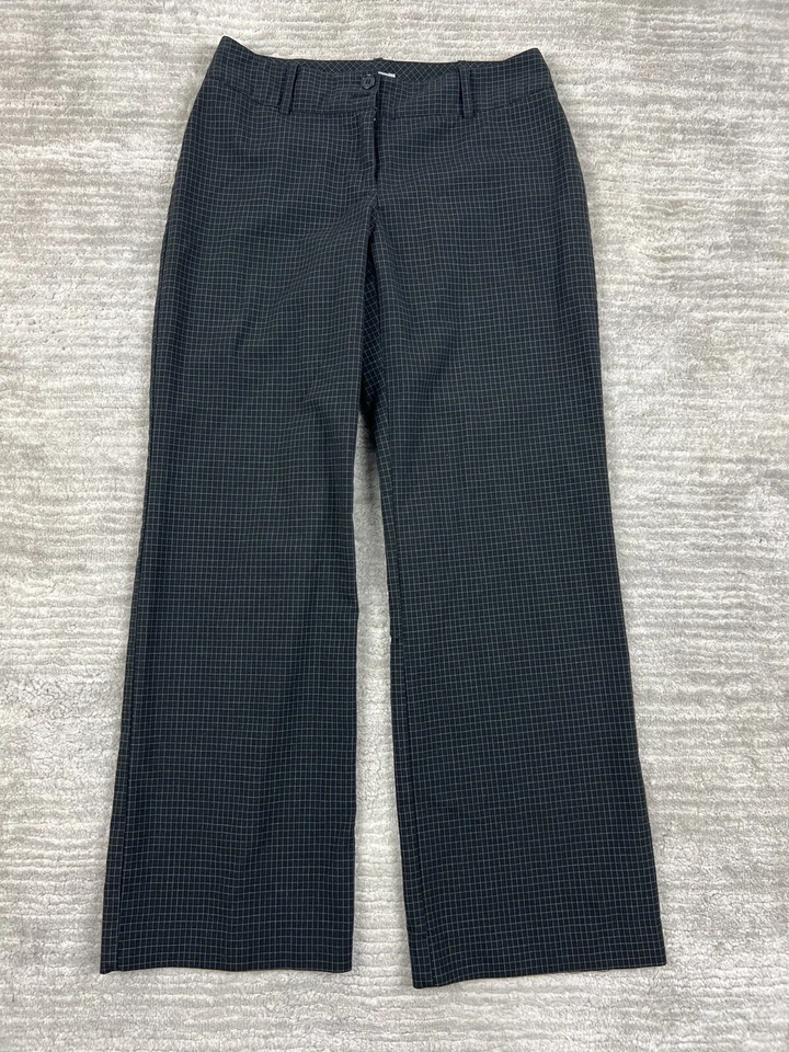Worthington Pants Womens 2P Black Check Modern Fit Bootcut - Image 1 of 4