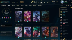 League of Legends account Level 160 EUW (103 champions, 37 skins) - Picture 1 of 1