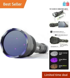 Ultra-Compact 365nm UV Flashlight - Professional Use with Aerospace-Grade Finish - Picture 1 of 10