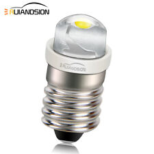 1PC 0.5W COB LED Bulb Upgrade E10 for C/D Cell Flashlight 5-24V DC White 6000K