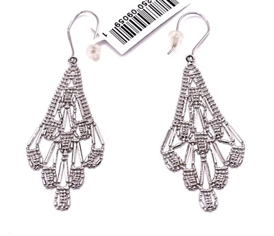 Pendientes colgantes de plata de ley 925 con cuentas Foto 1 de 4