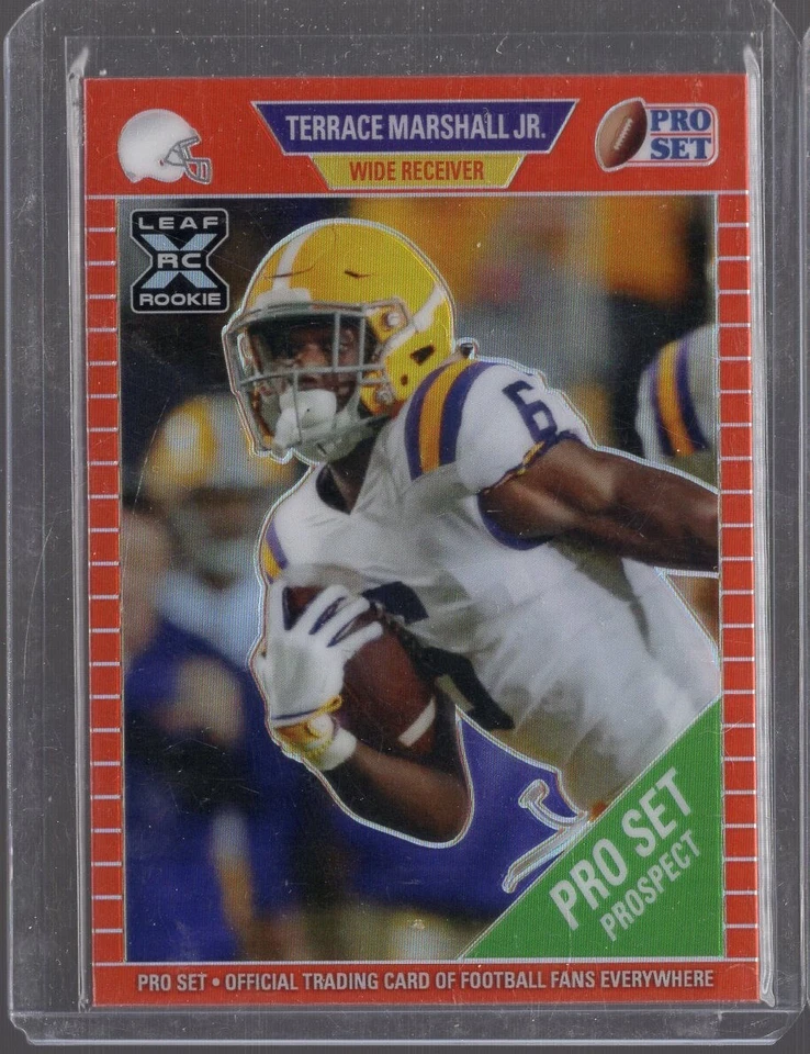 2021 Leaf Pro Set Metal Rainbow Red #87 Terrace Marshall Jr. 38/100 - Image 1 of 1