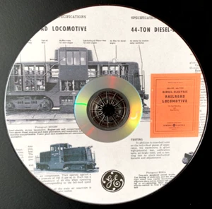 GE 44 Ton 1947 Diesel Electric Switcher Specifications PDF Pages on DVD - Picture 1 of 4