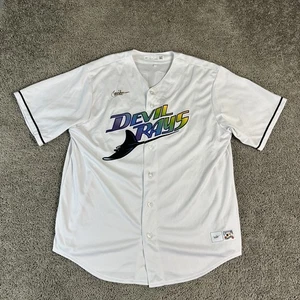 Tampa Bay Devil Rays Trikot Herren XL weiß MLB Baseball Nike Cooperstown Franco - Bild 1 von 13