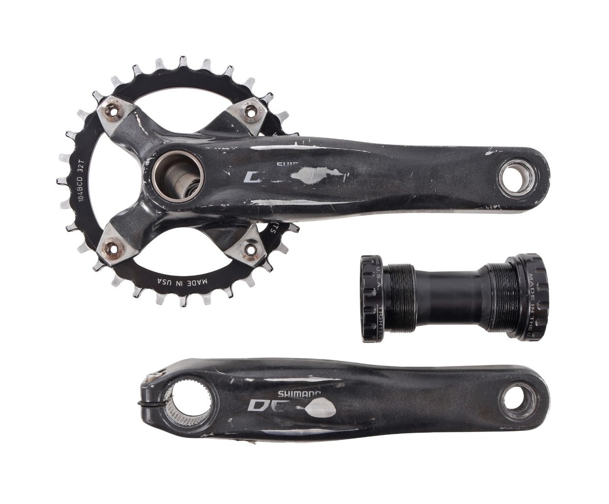 SHIMANO - 【Deore】クランク FC-M590-10 42-32-24t 170mm Shimano FC-M590 Deore 10-speed chainset - 42/32/24T - 170 mm
