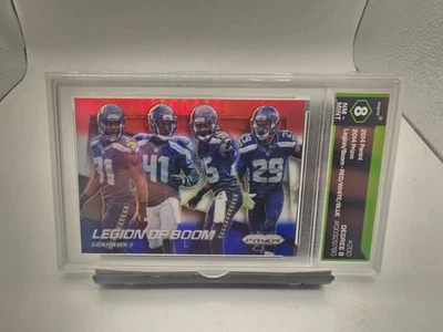 Panini Prizm Legion of Boom 2014 canciller Sherman rojo blanco azul Prizm 8 Foto 1 de 2