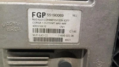 55190069 centralina motore per OPEL CORSA C (X01) 1.3 CDTI (F08 2000 5492540 - Immagine 1 di 4