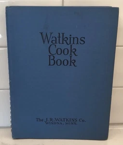 THE WATKINS COOKBOOK 1938 Spiral Bound by J. R. Watkins Co - Imagen 1 de 11