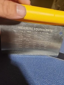 Stainless Steel 2 in 1 Dough Scraper and Plastic Scraper Chopper Bread Baking - Picture 1 of 4