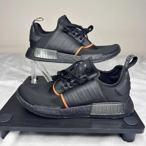 Adidas NMD R1 Core Black Solar EE5085 Men’s 10.5 Shoes Sneakers - Picture 1 of 8