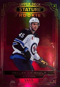 2022-23 Upper Deck Stature Winnipeg Jets Declan Chisholm Rookie #189 /75 - Picture 1 of 2