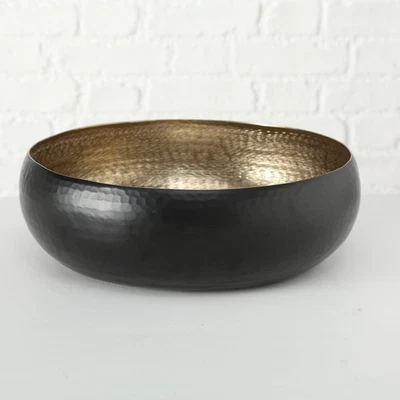 Dekoschale 35 cm Schwarz Schüssel Design Obstschale Deko Etagere Korb - Bild 1 von 4