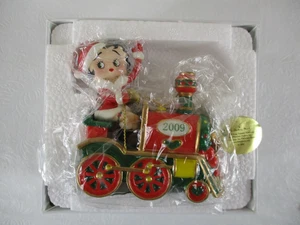 Treno Betty Boop Danbury come nuovo 2009 ornamento "Holiday Express" nuovo con scatola - Foto 1 di 10