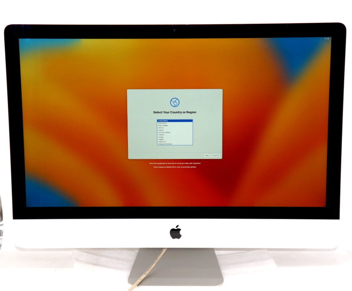 Apple iMac Intel Core i5 7th Gen. 2017 Release Year Apple