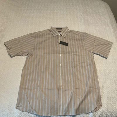Daniel Cremieux Signature Collection Shirt Short Sleeves Stripes Size Large NWT - Image 1 of 4