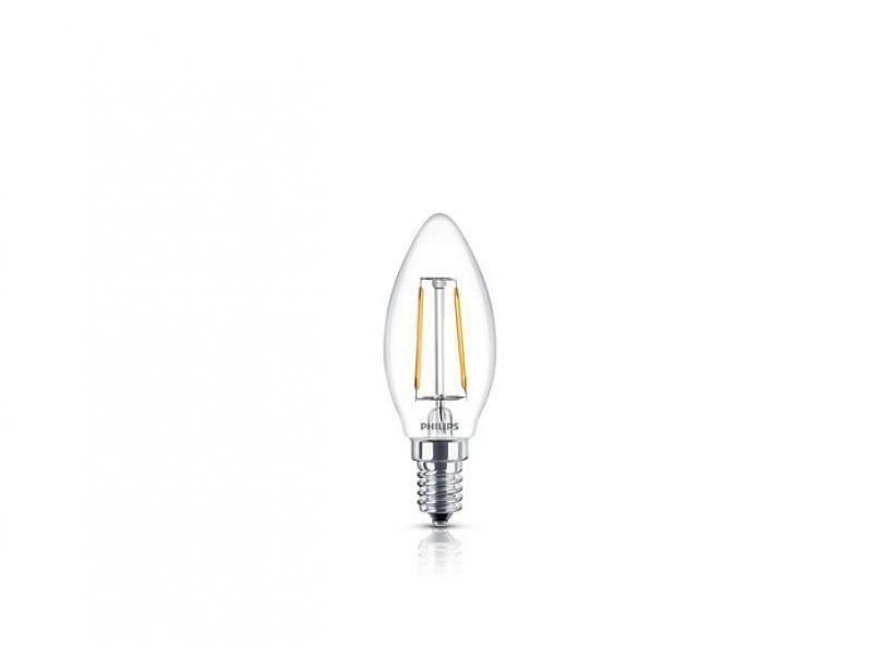 Lampadina LED Philips Candle Filamento E14 4 3w 2700°k
