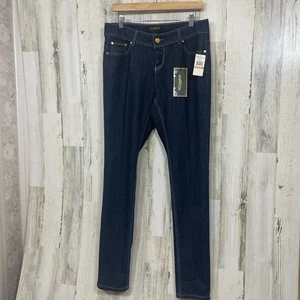 Rocawear Jeans Size 14 Dark Denim Embroidered Classic Hip Hop Streetwear NWT - Picture 1 of 9