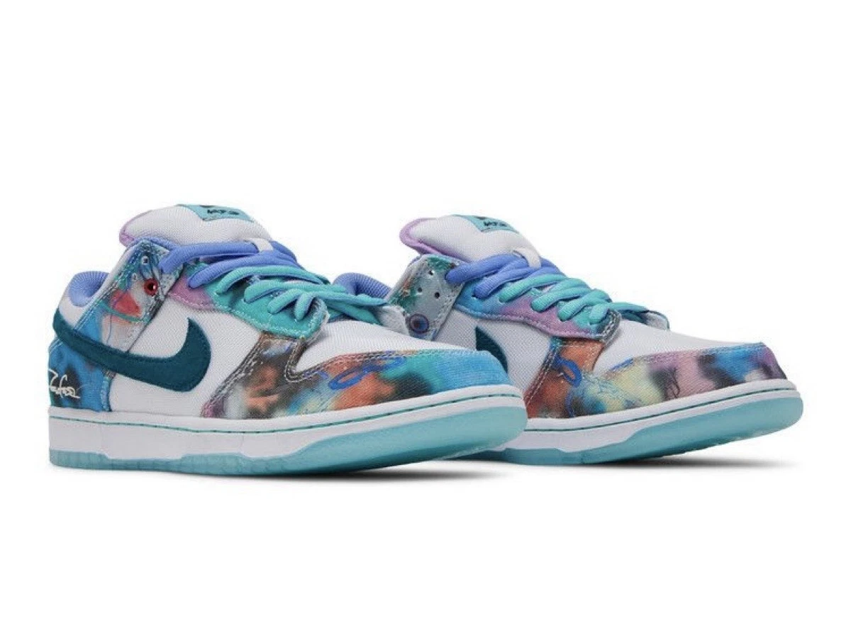Nike Futura Laboratories x Dunk SB Low Bleached Aqua | eBay