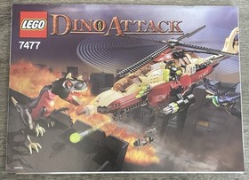 Lego T-1 Typhoon vs. T-Rex 7477 Dino Instructions Only no Minifigures or Pieces