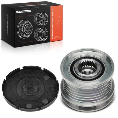 Polea de embrague alternador A-Premium para Mini Cooper L4 1,6 L 6 ranuras en el sentido de las agujas del reloj Foto 1 de 4