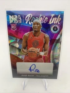 2023-24 NBA Hoops Premium Stock Duop Reath Rookie Ink Ice Prizm #RI-DUO RC - Bild 1 von 2