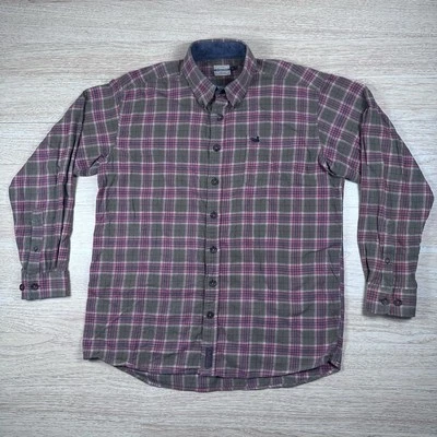 Camisa de franela Southern Marsh para hombre grande L a cuadros con botones pana puño abatible Foto 1 de 4