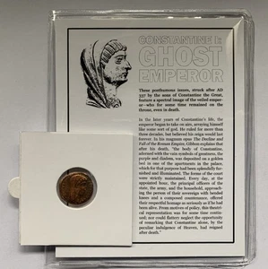 Satz posthume Münzen mit Konstantin I. dem Phantomkaiser Bronze - Bild 1 von 3