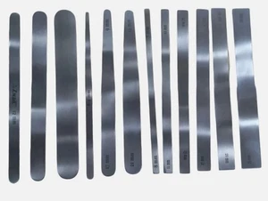 Trauma cerebrale neurochirurgia SS spatola non magnetica malleabile set da 12 pezzi - Foto 1 di 2