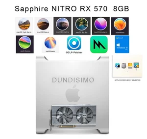 APPLE BOOT White Screen,  NITRO+ RX 570 8G dual Bios  modded*Silver Edition. - Picture 1 of 10