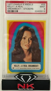 1977 Topps Charlie's Angels Stickers #25 Kelly - A Real Dreamboat PSA 9 Low POP - Picture 1 of 2