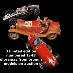 Lotto di 3 Modellini Brumm - Collezione Autostory diorami numerati (Scala 1:43) - Foto 1 di 18