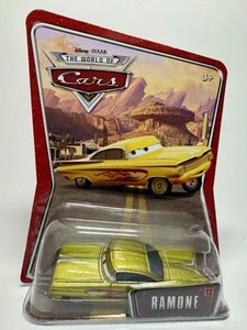 Disney Pixar Cars Yellow Ramone #12 Lowrider Die-Cast World Of Cars New Mattel - Picture 1 of 11