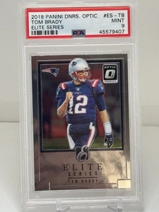 Tom Brady  2018 Panini Donruss Optic #ESTB  Elite Series Card PSA 9 Mint - Picture 1 of 7