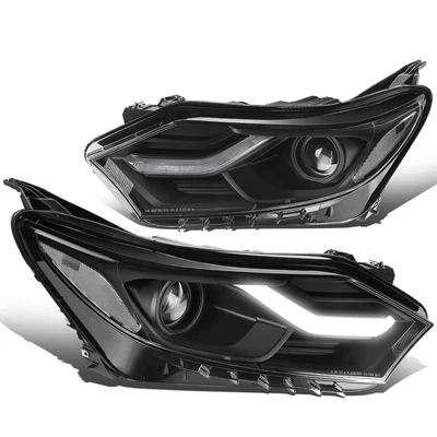 Faros proyectores transparentes/negro Fit 18-21 Chevy Equinox con LED DRL Foto 1 de 4