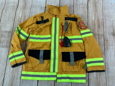 Jaqueta Teetot Corpo de Bombeiros Fantasia de Halloween Infantil Idades 7-8 Apenas Top - Imagem 1 de 4