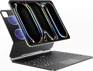 A2C Keyboard Case iPad Pro 13-inch (M4, 2024), iPad Pro 13 Keyboard w/ Backlit - Picture 1 of 9