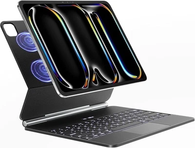 A2C Keyboard Case iPad Pro 13-inch (M4, 2024), iPad Pro 13 Keyboard w/ Backlit - Image 1 of 4