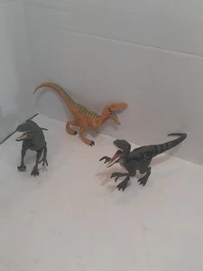 jurassic world dinosaur toys lot of 3 raptors - Picture 1 of 10