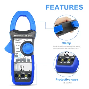 Holdpeak HP-870P Stromzange AC/DC Voltmeter 999,9A Amperemeter  - Bild 1 von 6