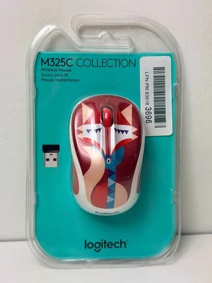 Logitech M325C Collection Wireless Mouse Francesca Fox Brand-New Cool - Image 1 of 3