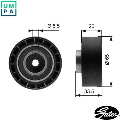 TENSIONER PULLEY VRIBBED BELT T39057 FOR MG EXPRESS/Hatchback/Van MGF  LOTUS - Image 1 of 4