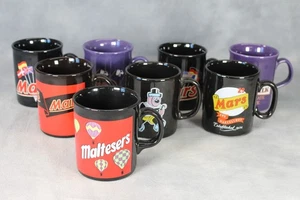 Konvolut 8 Vintage Retro Cadburys Mars Malteser Werbetassen Restposten - Bild 1 von 4