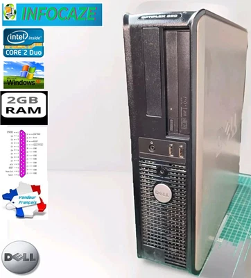 DELL OPTIPLEX 320 DT INTEL CORE 2 DUO 1.8GHZ 2GB DDR2/250GB /WINDOWS XP PRO - Imagen 1 de 4