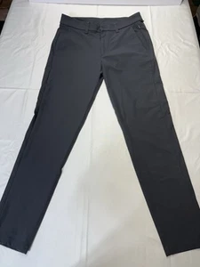 Lululemon Men’s Commission Pants Slim Fit 30x32 Black ABC Technology Stretch - Picture 1 of 7