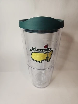 Vaso Masters Clear Tervis 2025 con mapa y logotipo de bandera 24 oz Foto 1 de 3