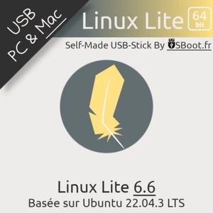 CLÉ USB LINUX LITE OS 6.6 BASÉE SUR UBUNTU 22.04.3 BOOTABLE DRIVE LIVE & INSTALL - Photo 1/15